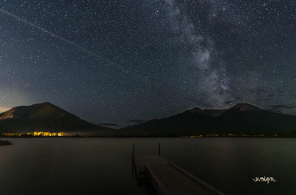 Train in the Mountains