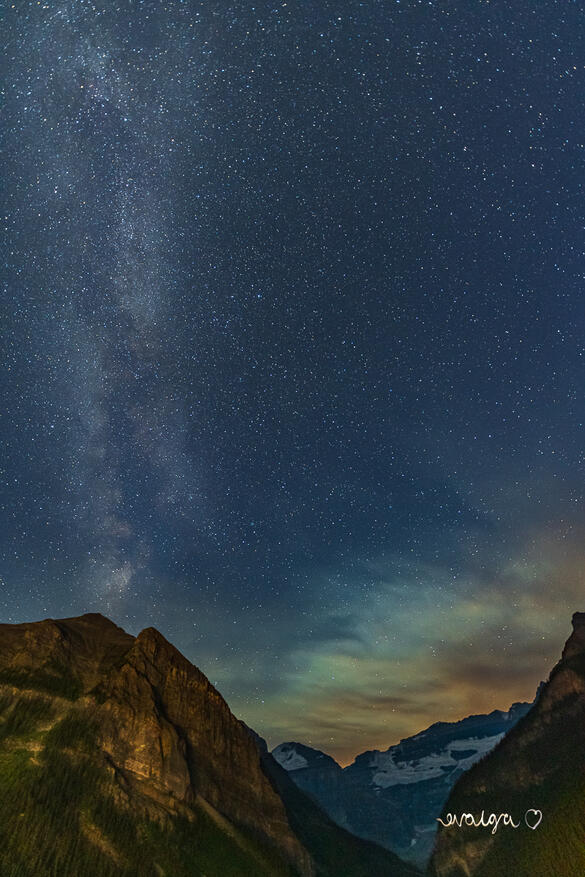 Milky Way over Lake Louise