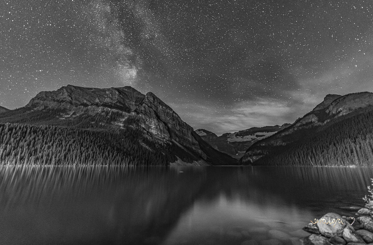 Milky Way over Lake Louise