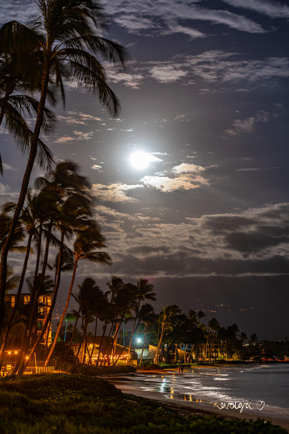 Full Moon over Maui