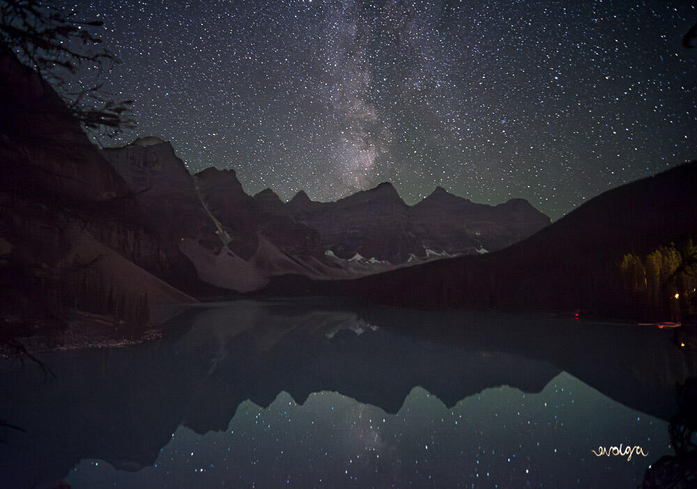 Milky Way over Moraine Lake